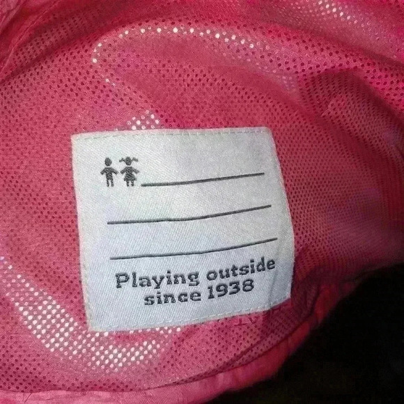 Girls Coral Colored  Columbia puffer jacket - Picture 8 of 12